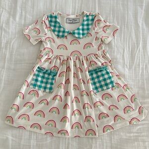 Gingham Rainbow Dress